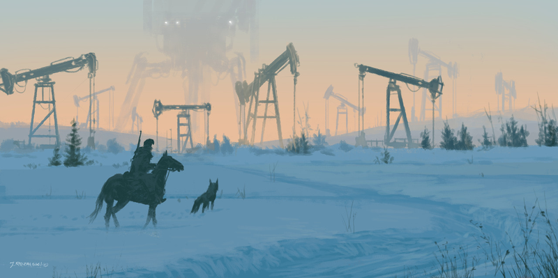 Illustration for article titled Jakub Rozalski's Art is an Exercise In Alternate History Contrasts